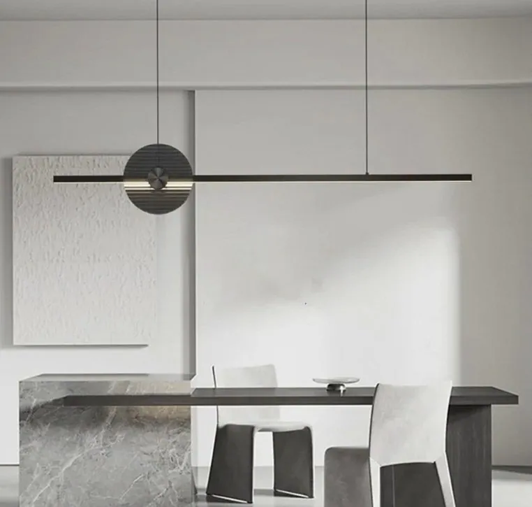 Disc Nordic Minimalist Bar Chandelier — 1